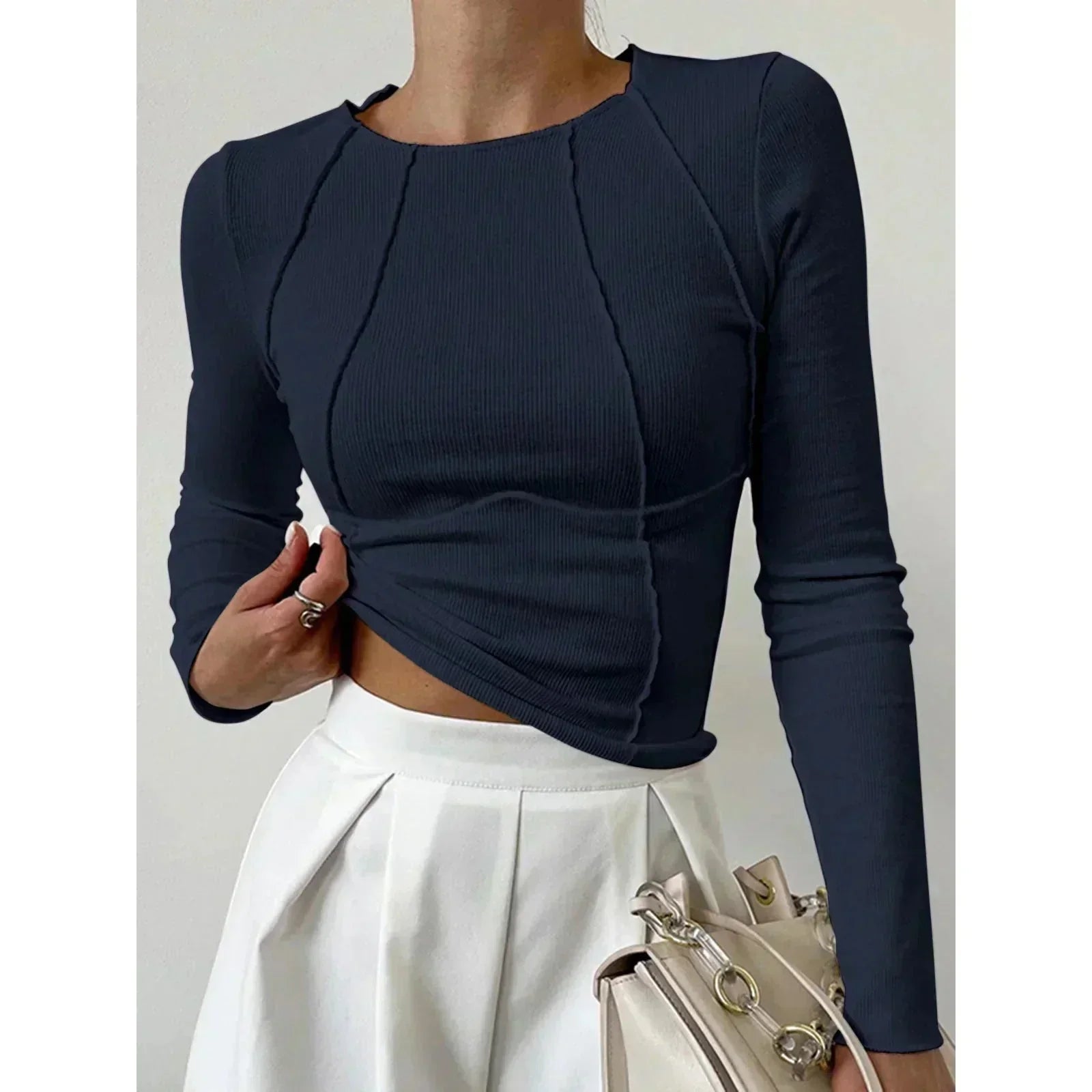 Christine | Elegante Longsleeve Top